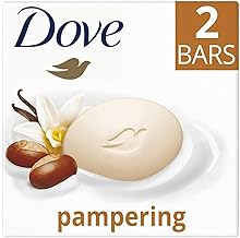 2x Dove Pampering Bar 90G - Ideal For, bath soap, dove shea butter vanilla, bars of soap, dove soap bar multipack
