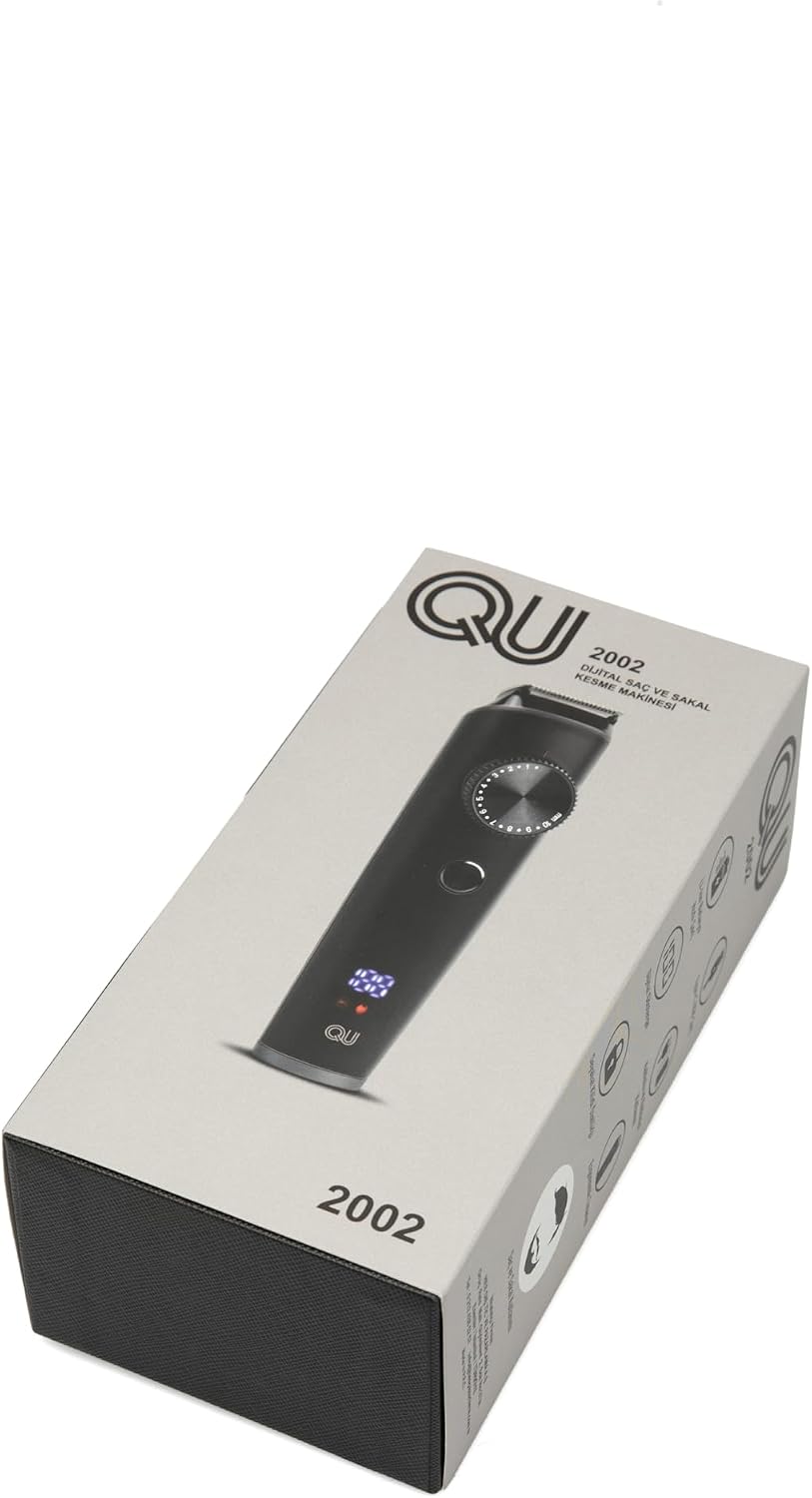 QU 2002 DİJİTAL SAÇ SAKAL KESME MAKİNASİ