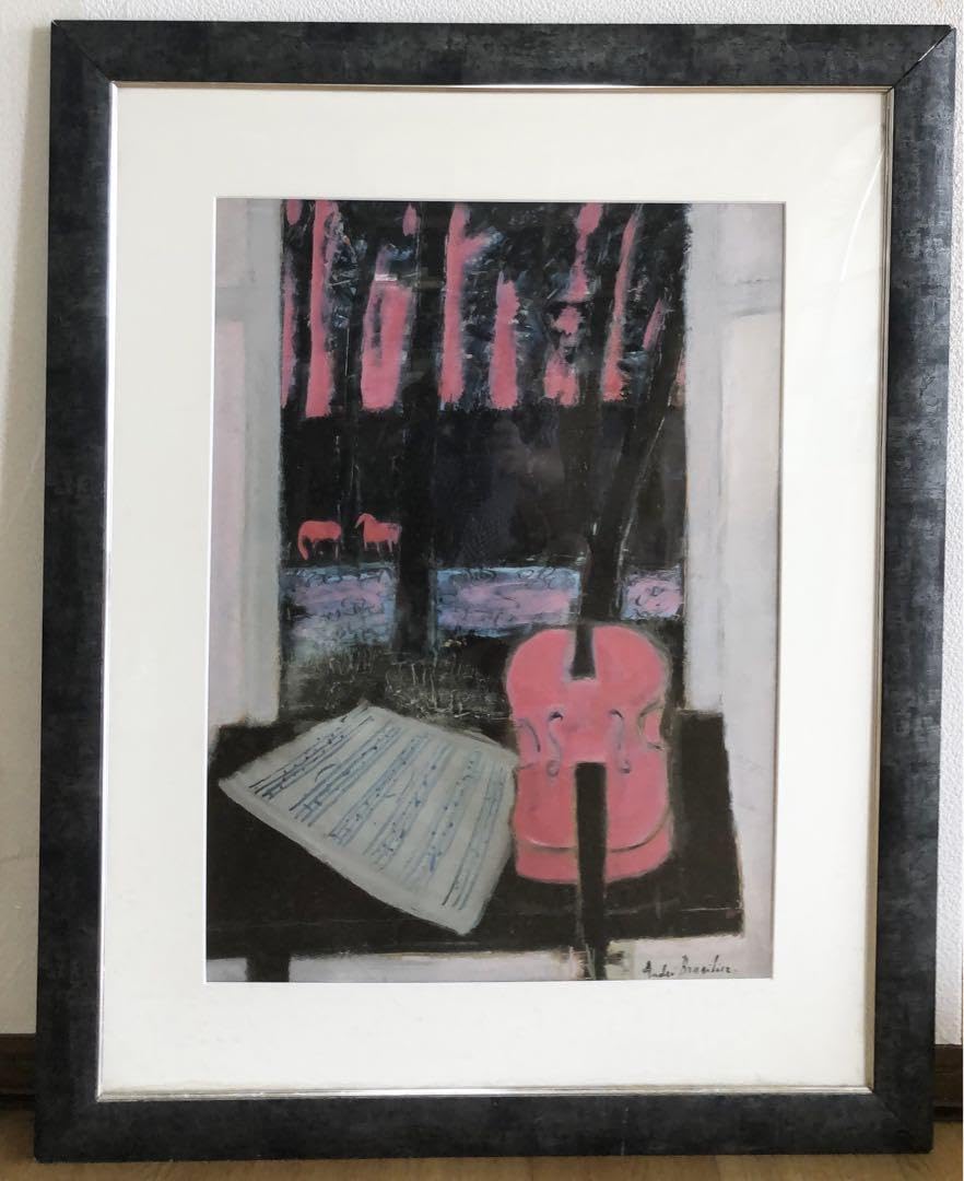 アンドレ•ブラジリエ　「夕暮れのソナタ」（リソグラフ） アンドレ•ブラジリエ 「夕暮れのソナタ」（リソグラフ） Amazon.co.jp