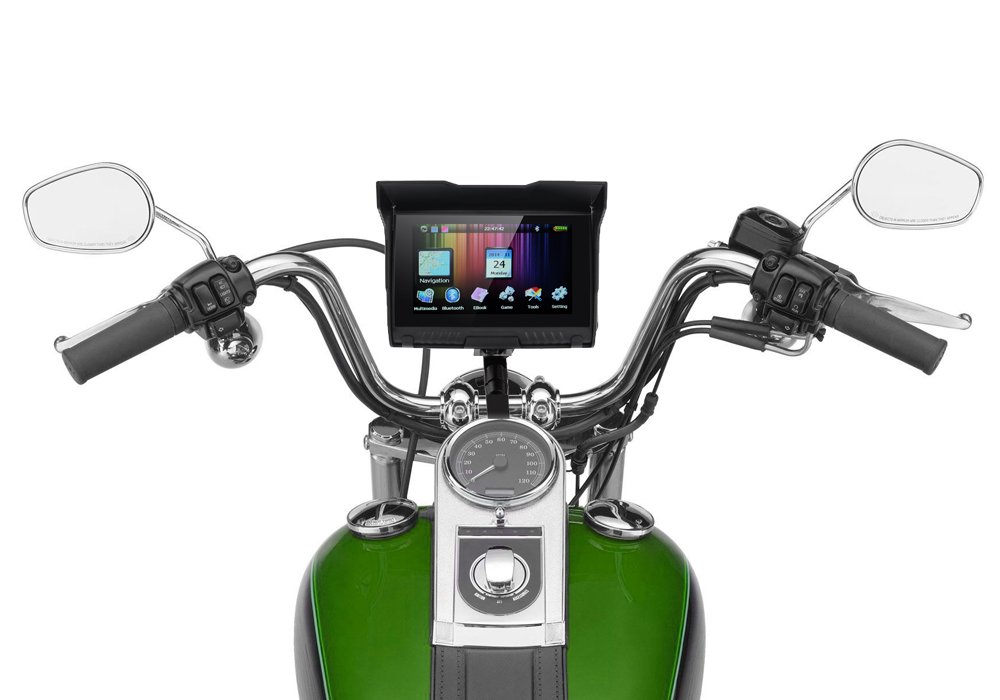 BW 5 Pollici Moto GPS - IPX5 Impermeabile Valutazione, Bluetooth, 8GB Memoria Interna, Micro SD Card Slot