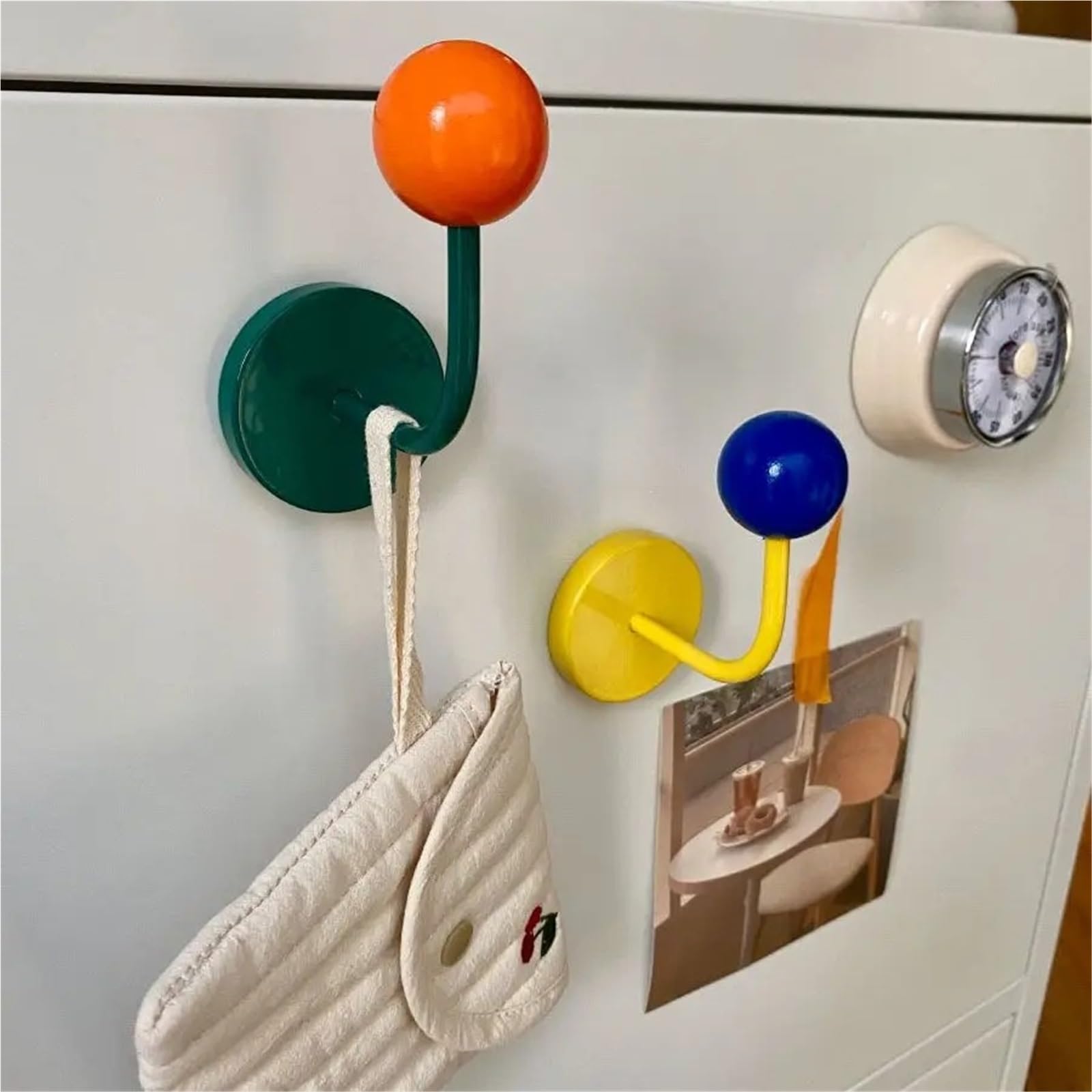 2 bunte Magnethaken Für Das Aufhängen