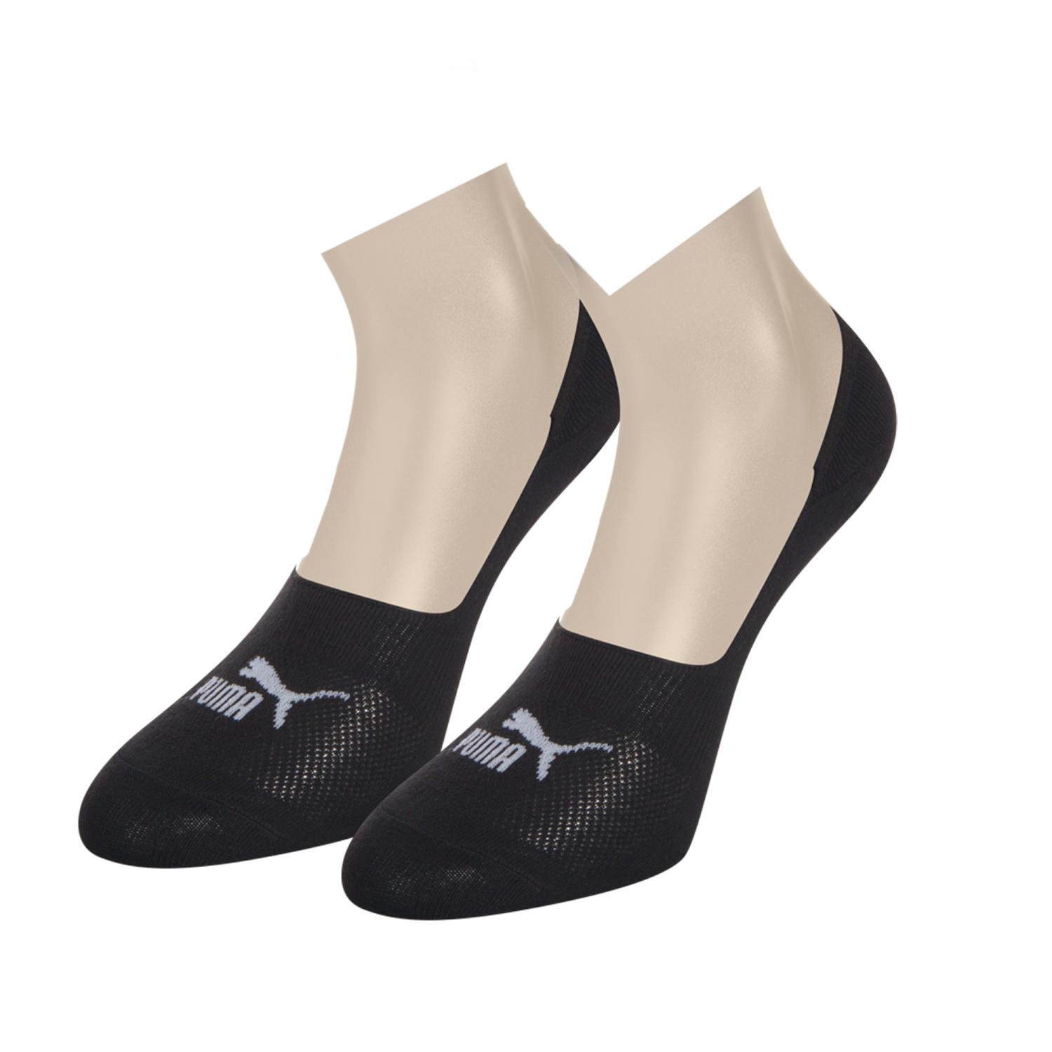 Puma Black Invisible Footie Socks (2 Pairs) (Product Colour: Product Size: 2.5-5)