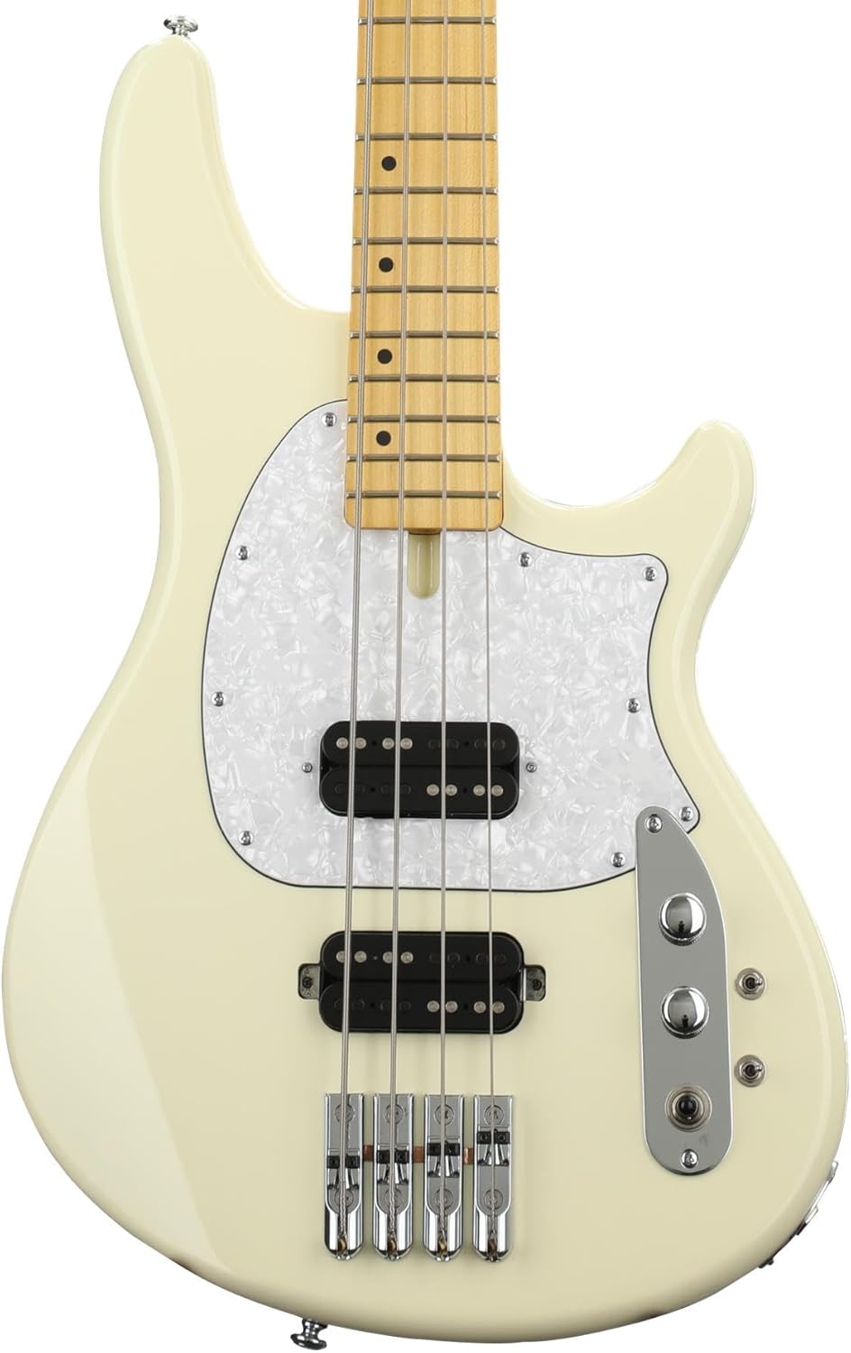 Schecter CV-4 Bass Guitar - Ivory