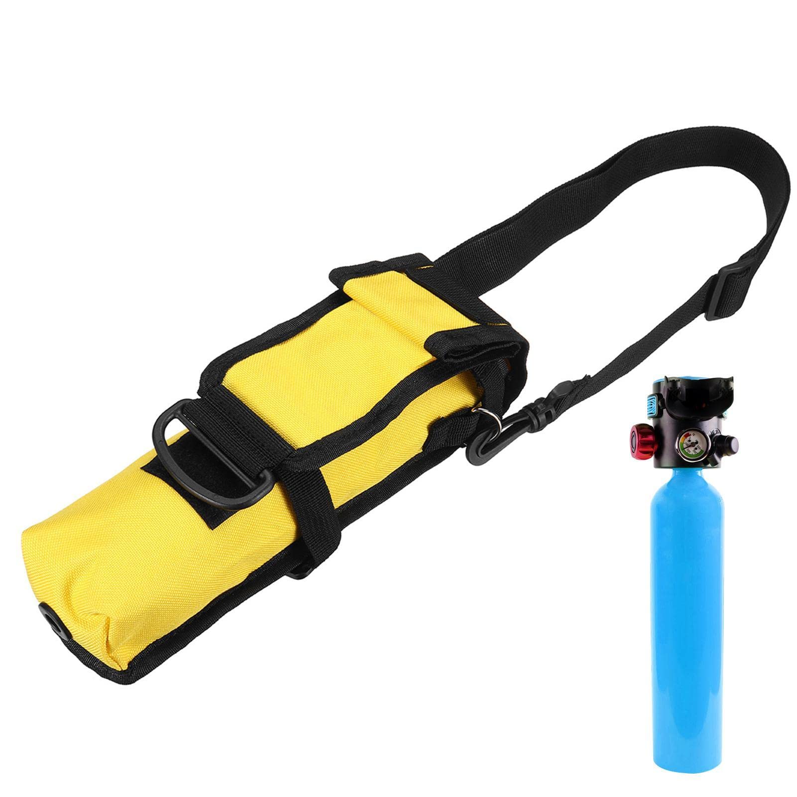 Sac À Dos Portable À Oxygène – Sac À Dos pour Bouteille D'oxygène, Transporteur D'oxygène De Plongée | Support De Transport De Réservoir D'oxygène De Plongée Réglable pour La Natation en Profondeur