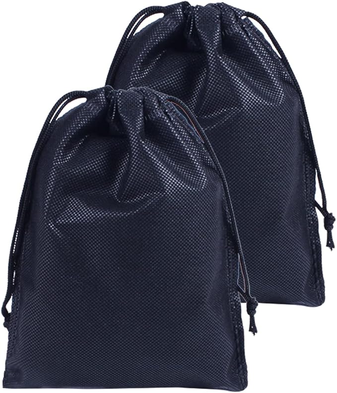 2PCS Drawstring Shoe Bags Travel Storage Bags DustProof Cloth Bag