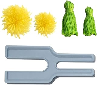 Pom Pom Maker,for Fluff Ball Weave DIY Wool Yarn Knitting Craft Project Simple Rope Braided Loom Maker,Tassel Tool for Kids and Adult