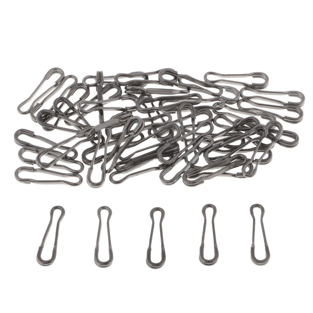 bnf® 50pcs Fishing Quick Change Hawaiian Snaps Swivels Baits Lures Clip Link 20mm | Fishing | Terminal Tackle | Swivels & Snaps-image-48