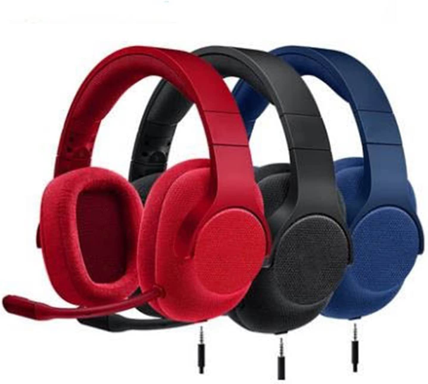 Auriculares supraaurales, cancelación Activa de Ruido (Color : Red)