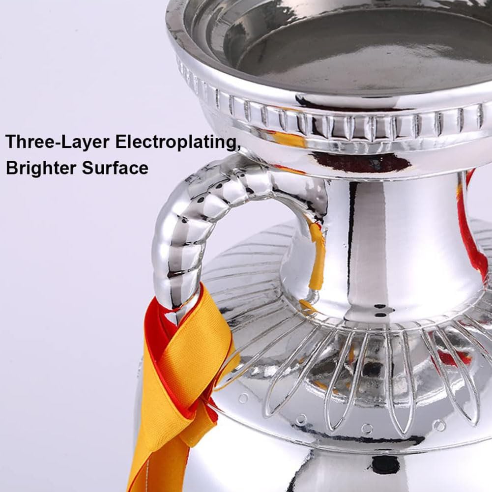 SWAYVES Réplica de Copa Delaunay, Trofeos de Fútbol, ​​Trofeo de Campeonato Europeo,Ccionables para Fanáticos, Escaparate de Exhibición de Resina para Oficina, Recuerdo/32Cm