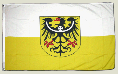 Preisvergleich Produktbild Flagge Niederschlesien - 90 x 150 cm [Misc.]