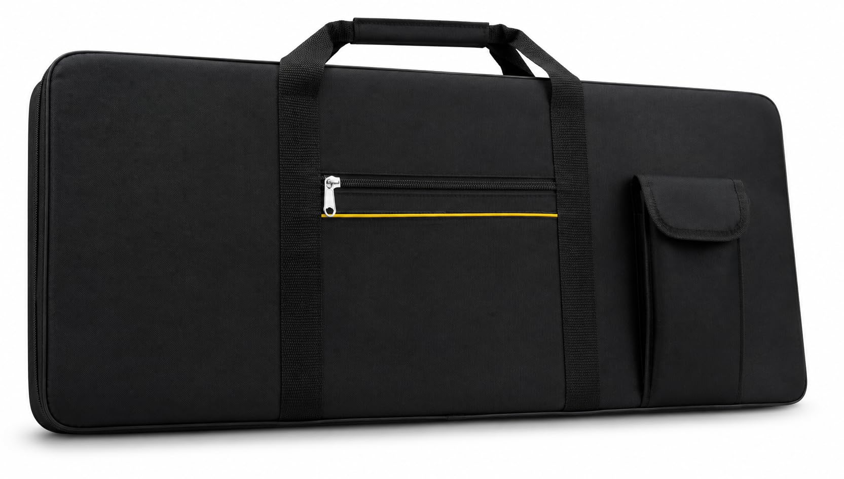 Custodia tastiera 61 tasti, tessuto Oxford 420D, borsa per pianoforte professionale a doppia tasca, borsa impermeabile organo elettronico portatile, Custodia imbottita, Copertura Tastiera Pianoforte