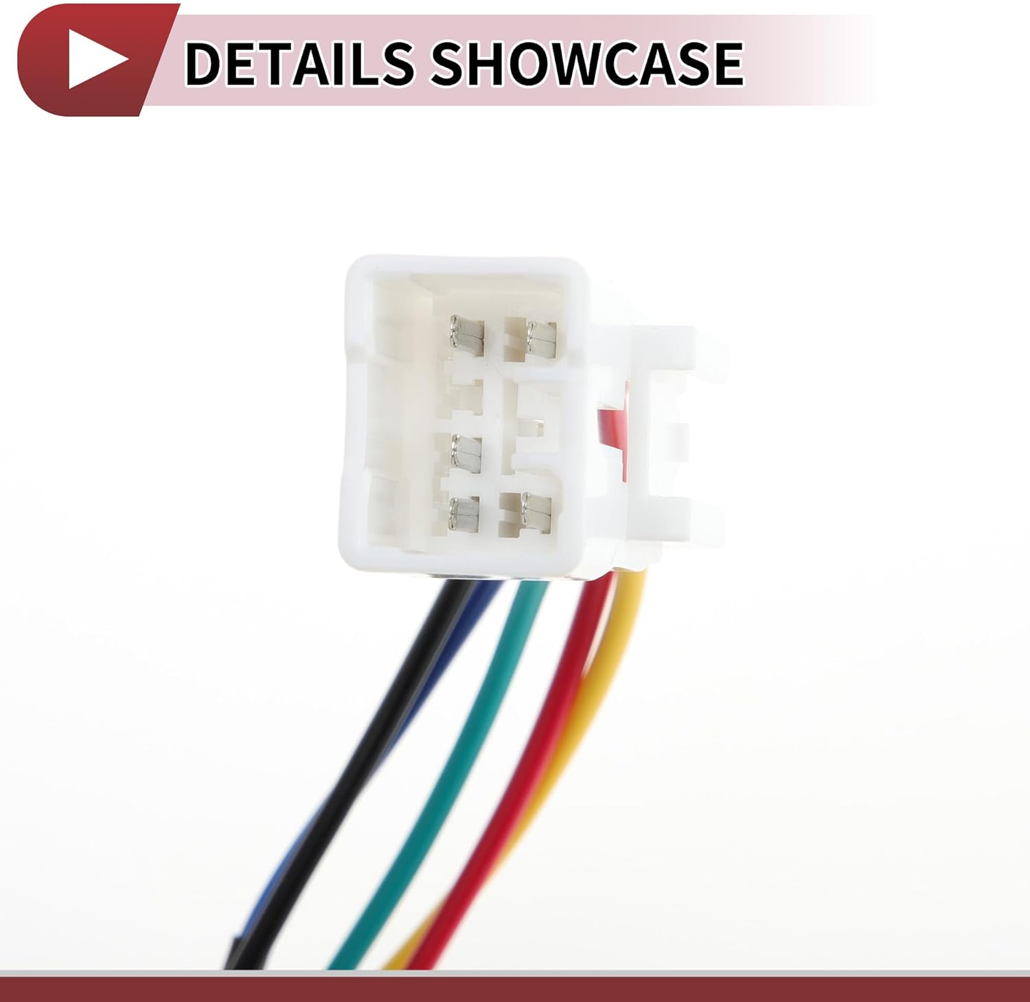 2 Pcs Car Rear Tail Light Bulb Socket Harness for Kia Spectra SX 2007-2009 2.0L Tail Lamp Connector Wiring No.924152F220 Replace Parts