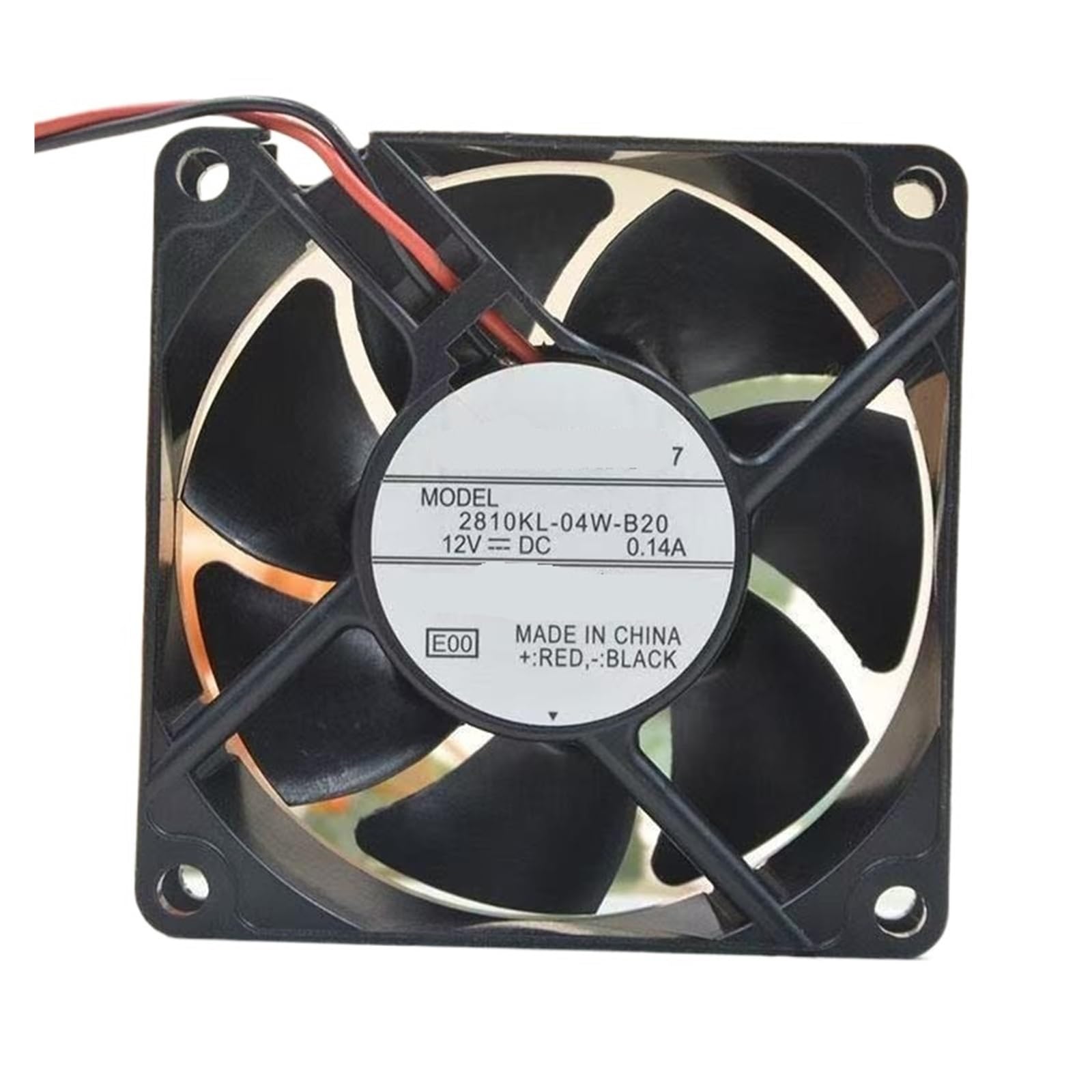 VSPPJYFG 70mm Fan 7025 2810KL-04W-B20 70x70x25mm 12V 0.14A Cooling Fan