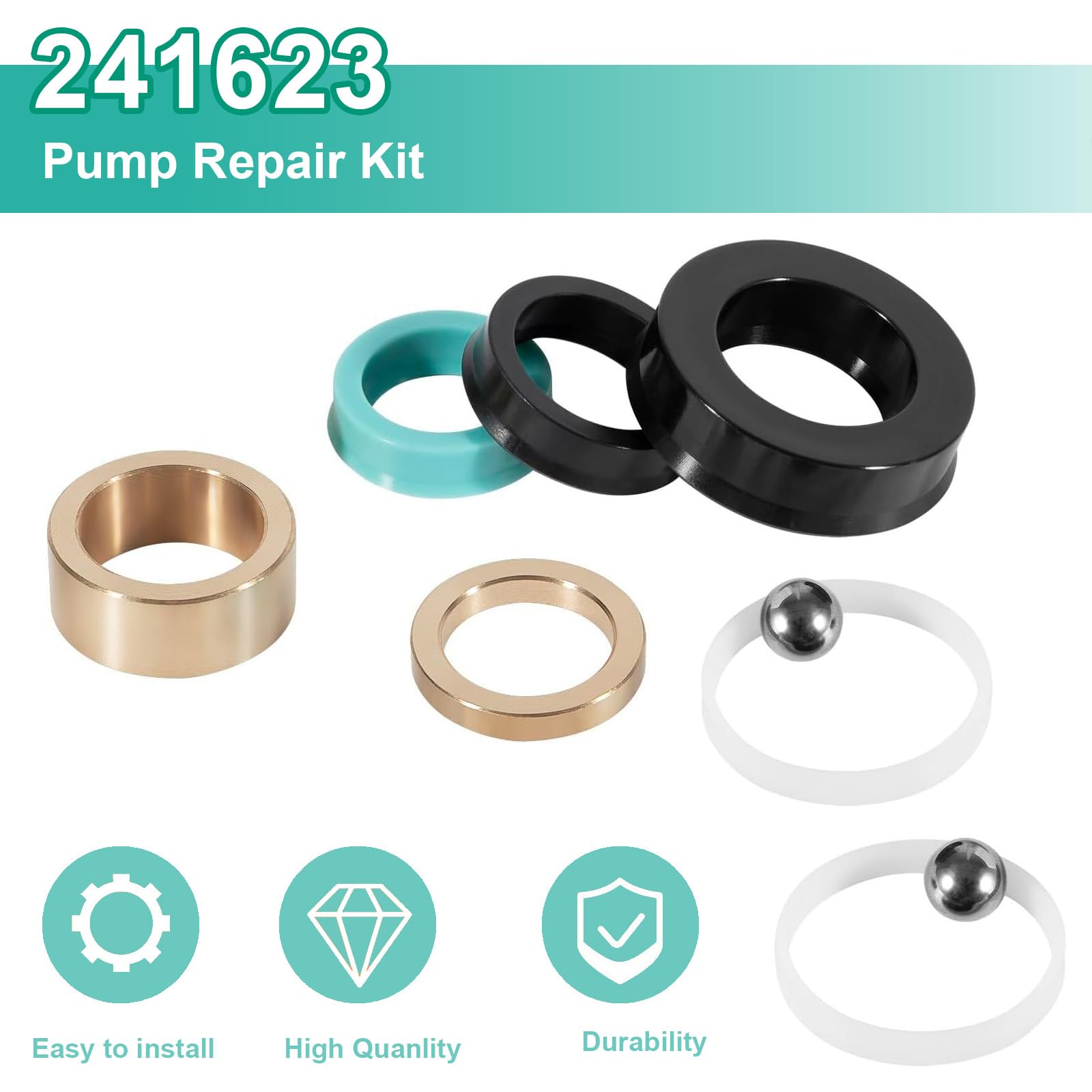 YMT Replace for 241623 Pump Repair Kit Fit for Graco 241-623 Lower
