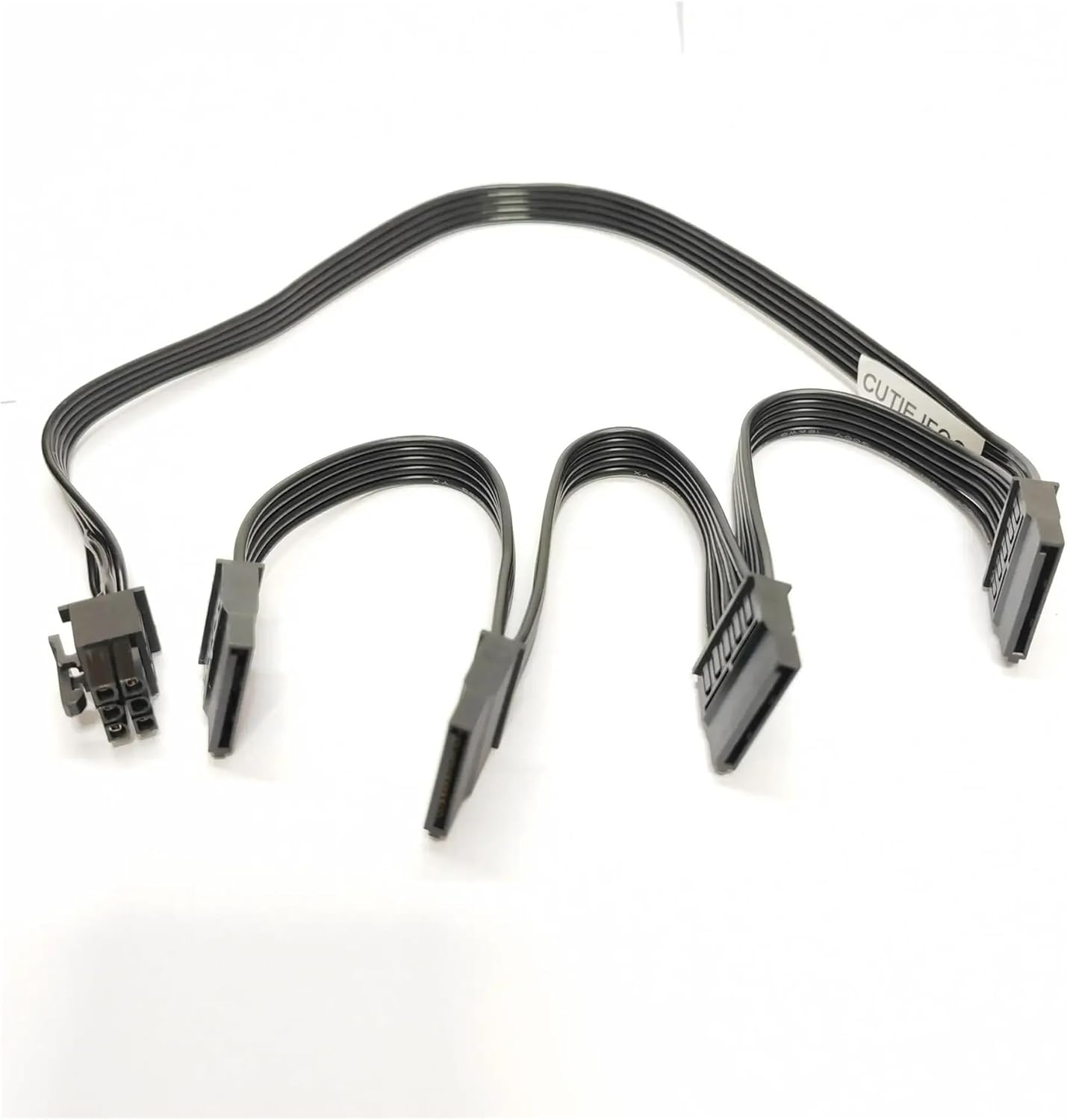 6Pin to 4-Port SATA Mainboard Power Cable for SF-1000F14MP Switching Supply Module 85cm