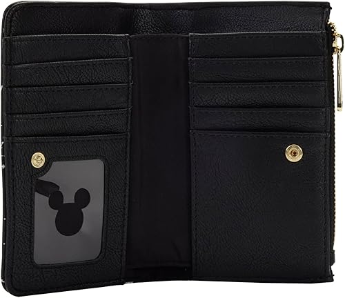 Miniatura 4 de Loungefly Disney Mickey Constellation - Cartera con solapa que brilla en la oscuridad