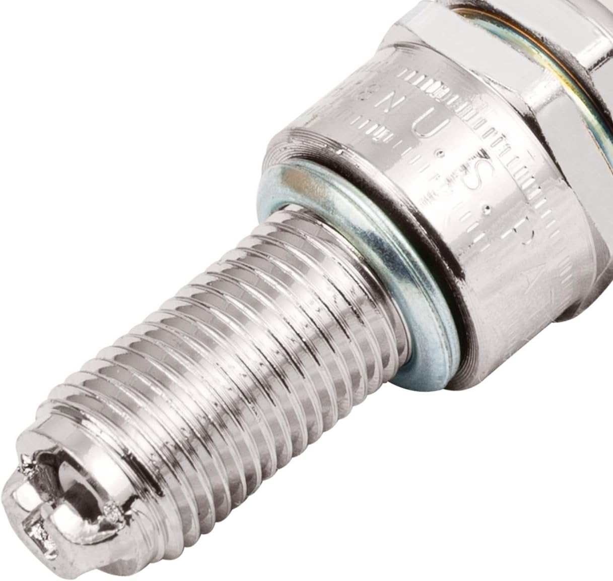 E3 Spark Plugs E3.38 Premium Powersports Spark Plug with DiamondFIRE Technology, 10mm, 0.750” Reach, Gasket Seat, For Honda, Suzuki, Yamaha, and Other High RPM Engines, Pack of 1