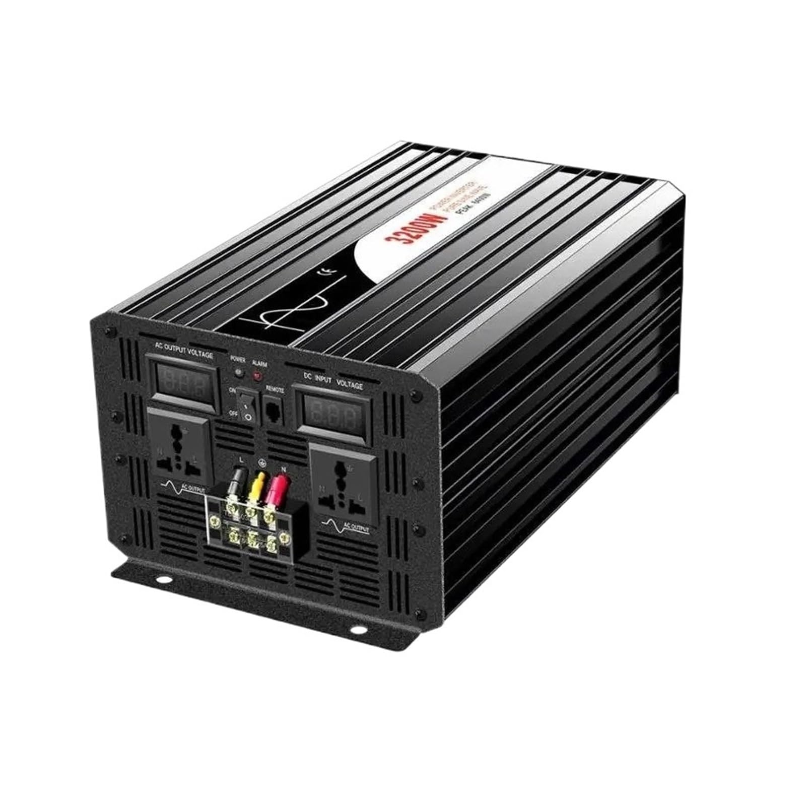 Inversor Energía Solar Onda Sinusoidal Pura 3200 W 6400 W CC 12 V 24 V 48 V A CA 110 V 220 V Pantalla Digital(12V,220V-230V,Universal)