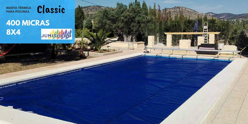 Jumitoldo Manta TÉRMICA para Piscinas Classic 400 micras (8x4 ...