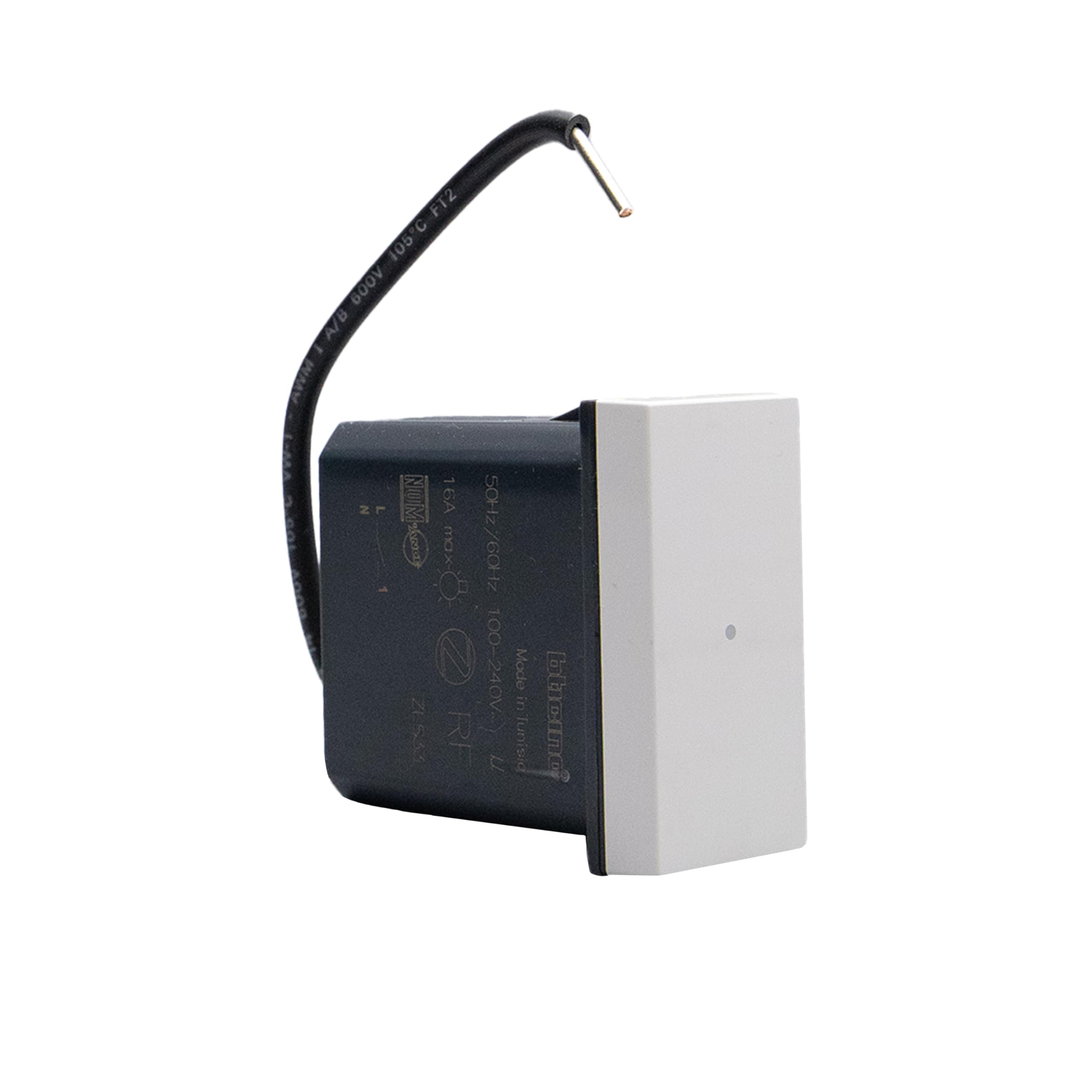 BTICINO Presa Smart WiFi MatixGO JW4531C, Gestione Consumi, Timer, Controllo Intelligente da Remoto con App Home+Control, Alexa, Google Home, Apple Home, Modulo Presa Elettrica Connessa, Smart Home