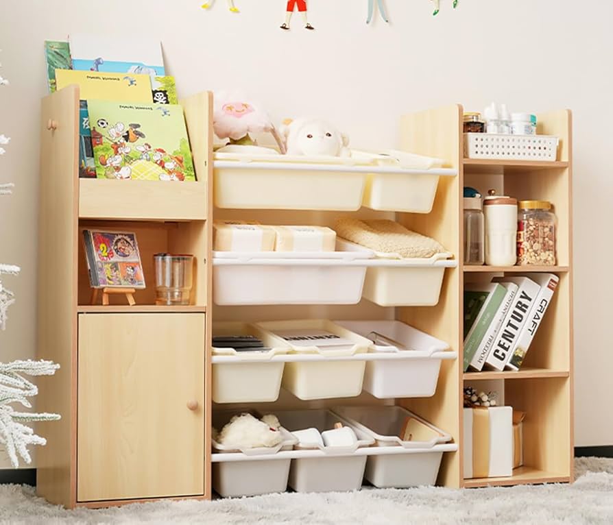 絵本ラック 絵本棚 本棚 収納ラック 多機能 収納ケース 子ども用 木製 楽天市場】絵本ラック おもちゃ収納 絵本棚 収納ラック 収納