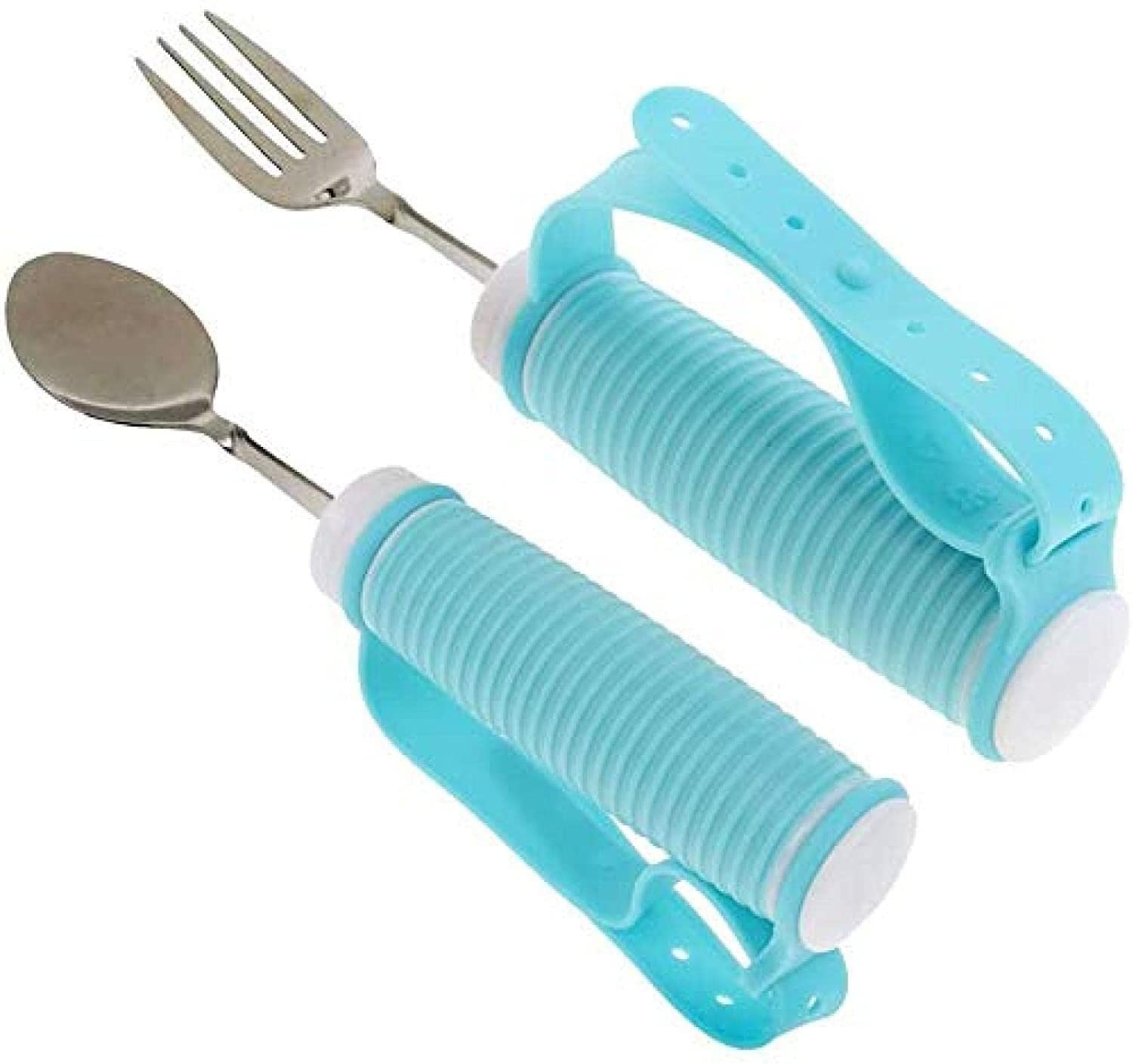 Cuchara for discapacitados Tenedor Ayuda for comer Horquilla giratoria giratoria de 360 ​​​​° Ayuda for comer for discapacitados for debilidad Agarre Accidente cerebrovascular Artritis Ancianos parkin