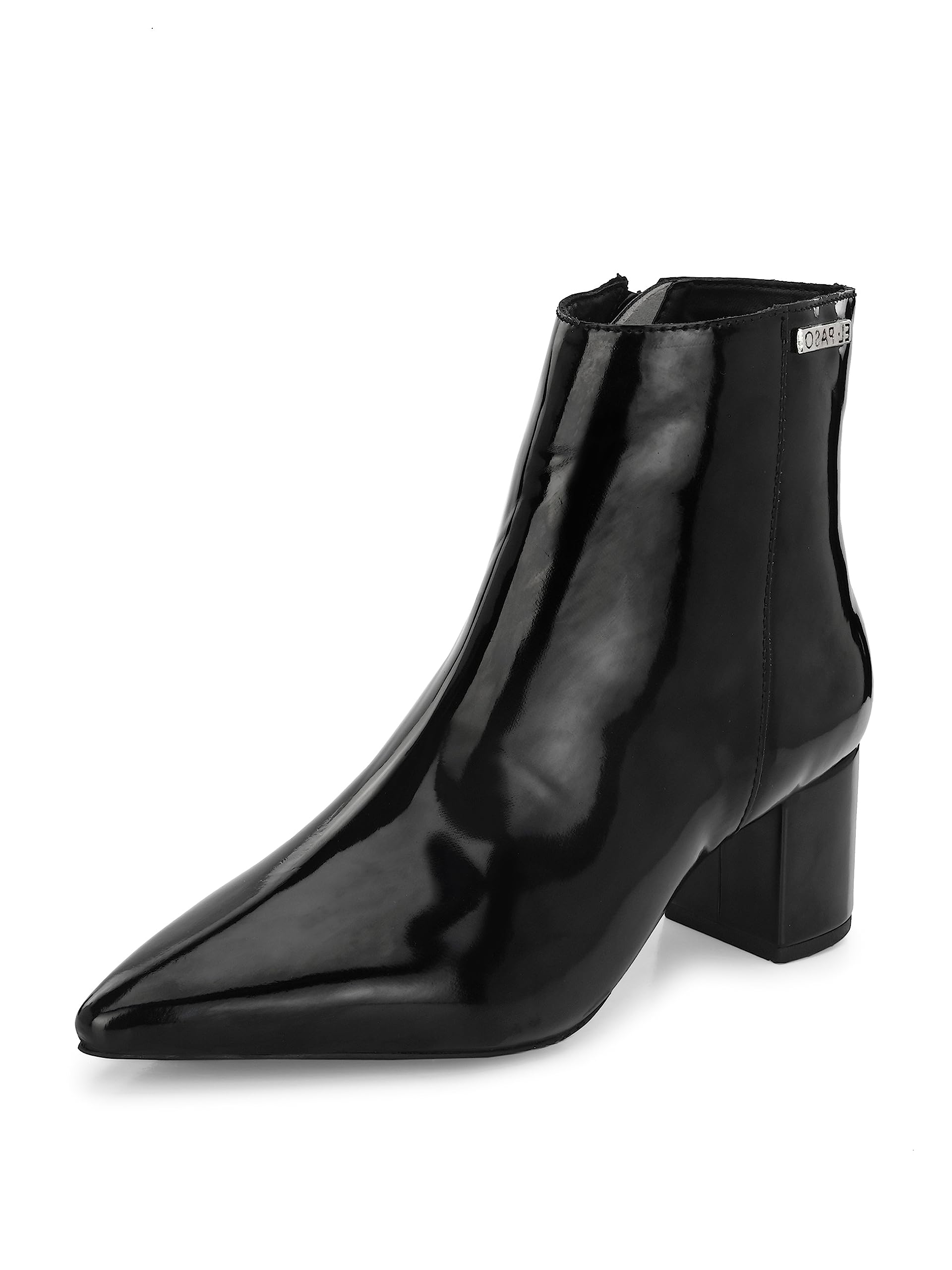 EL PASO Black Faux Leather High Heel Chelsea Boots for Women & Girls - 6 UK (B0DGXV4F11) Amazon Price History, Amazon Price Tracker