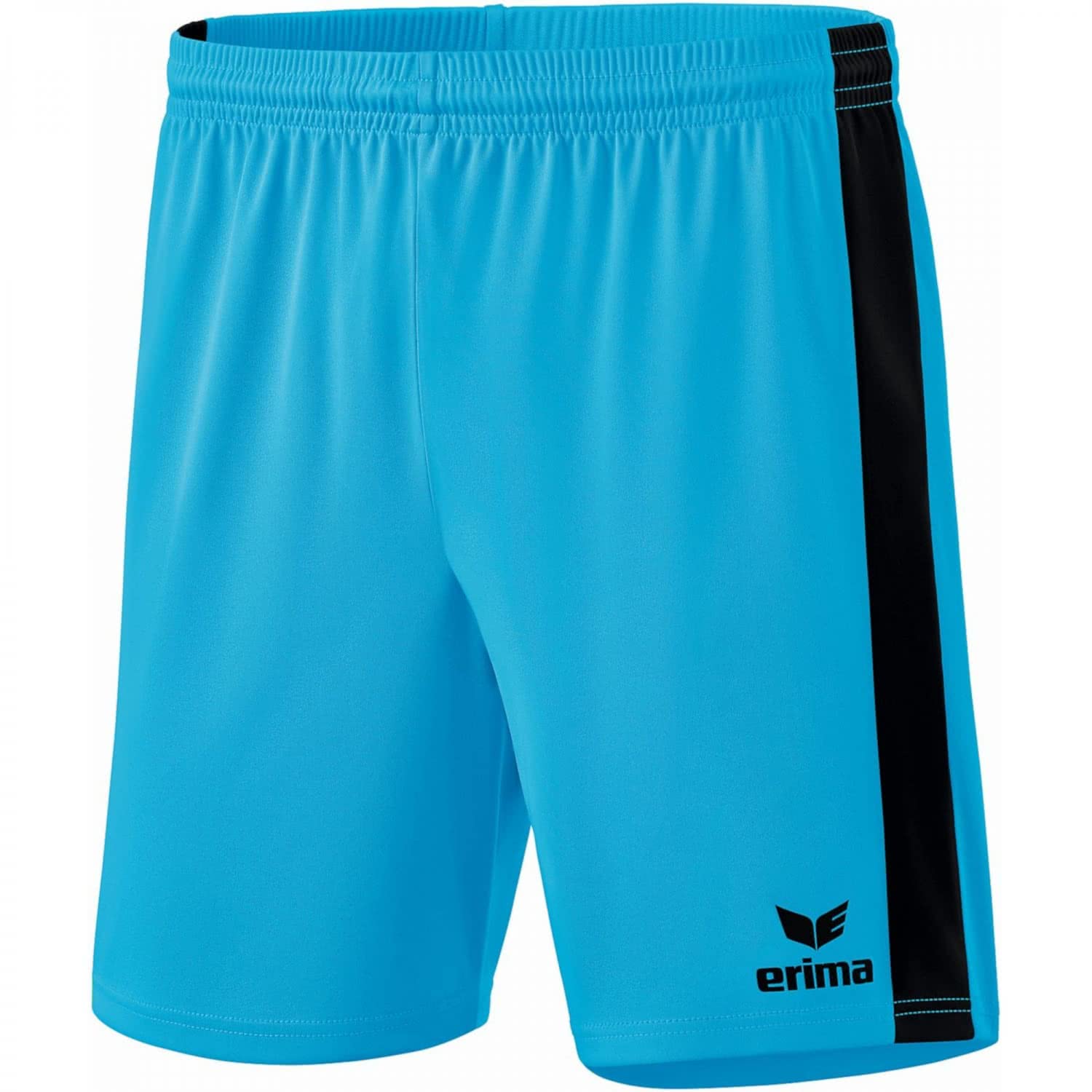 Erima Retro Star Unisex Shorts, Unisex_Adult, Shorts, 3152110, Curacao/Black, L