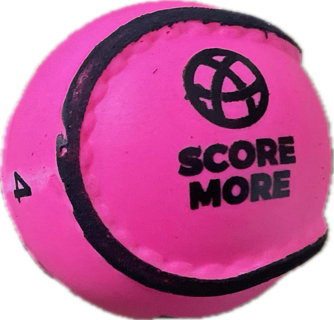 Score More Wall Ball Sliotar, Pink, Size 4