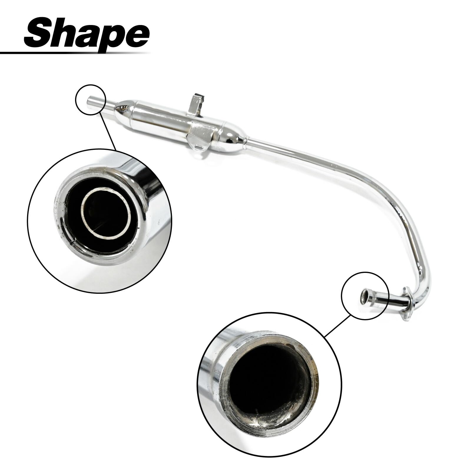Amazon | トップセンス GN125 GN125H 対応 マフラー キャブトン
