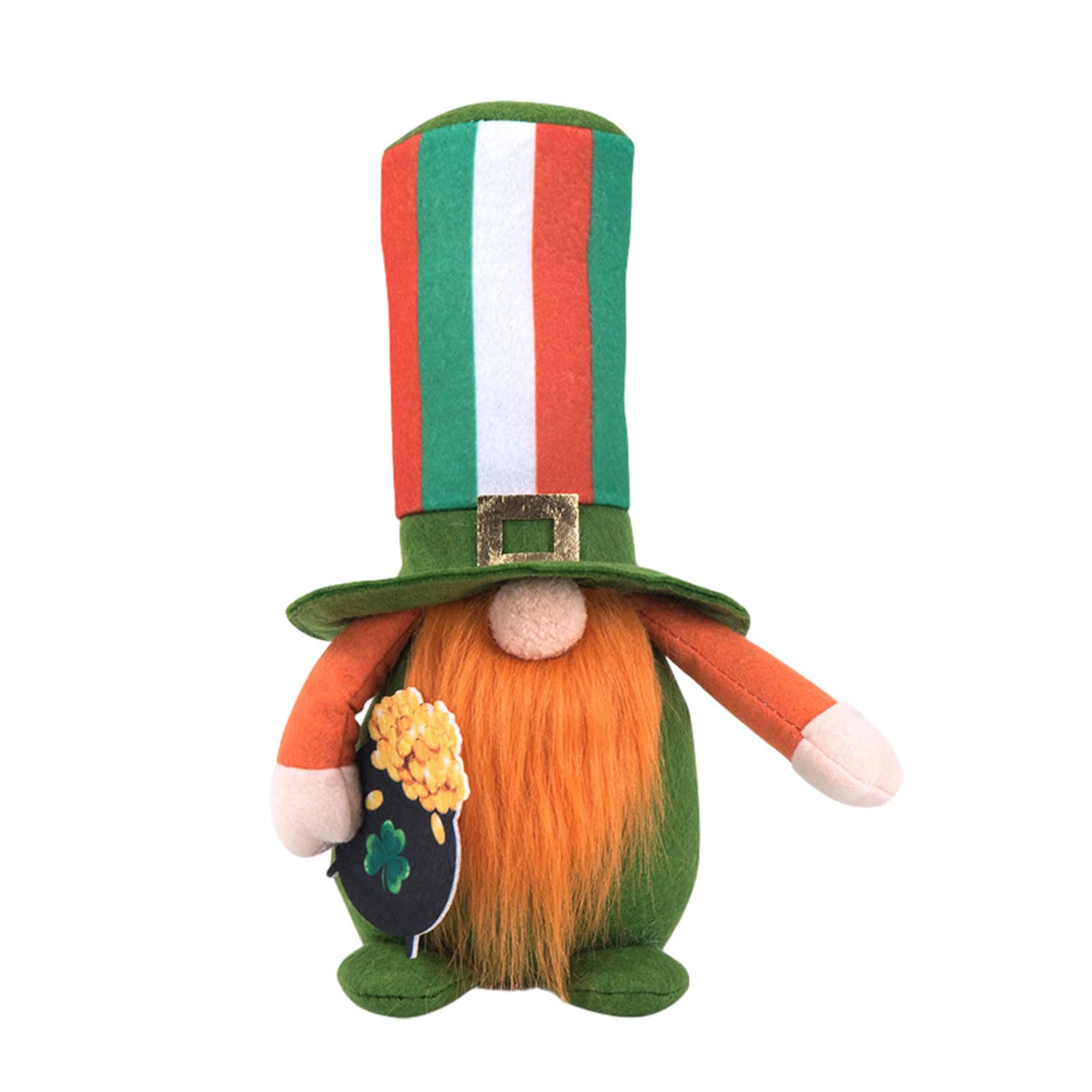Kalttoy Men Felt Doll Swedish Faceless Doll Irish Theme Shamrock Fireplaces Decoration Stpatricks Window Display Pendant Irish Day