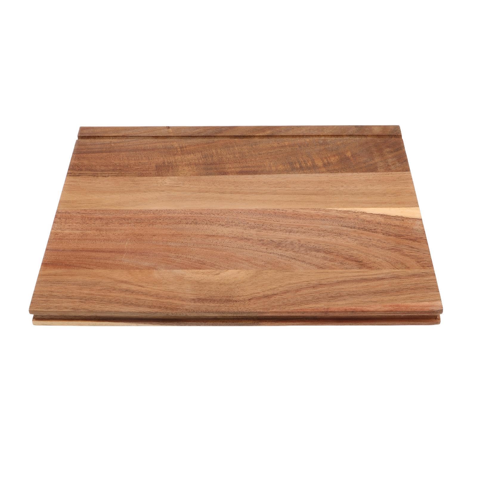SHINEOFI Tabla de Cortar Multiusos de Madera Diseño en Forma de Libro, Resistente y Decorativa para Servir Frutas y Carnes en Fiestas y Reuniones