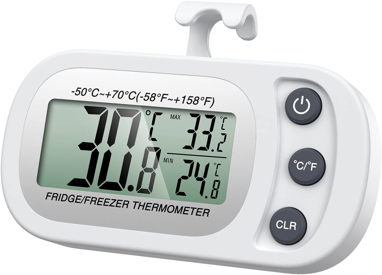 Brifit Fridge Thermometer Digital, Digital Fridge Freezer Temperature