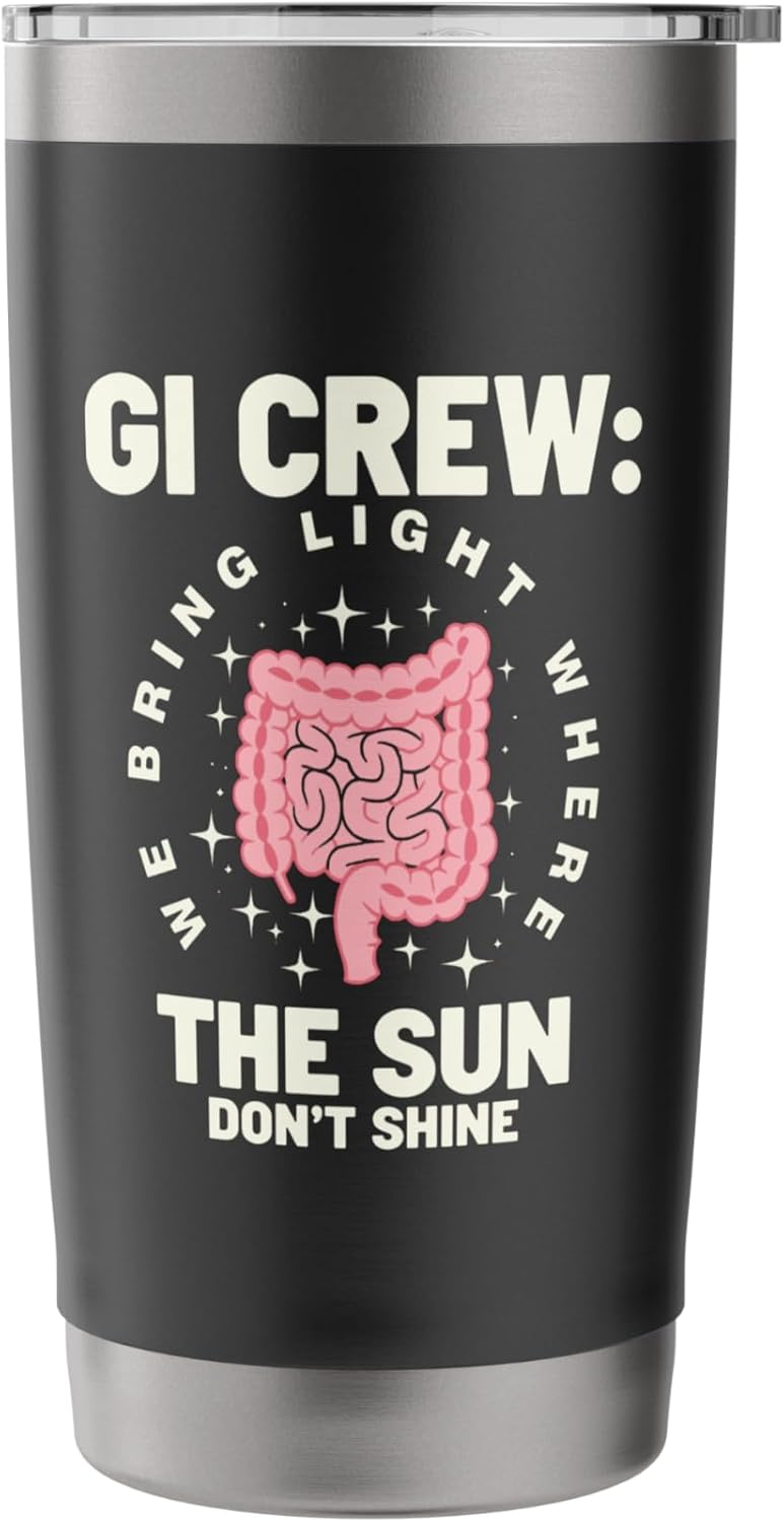 Gi Crew Gastroenterology Endoscopy Nurse Gastroenterologist Stainless Steel Insulated Tumbler - Image 3