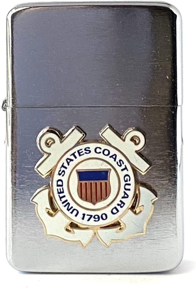 US Coast Guard Thunderbird Vector Pocket Lighter Stainless Steel Single Torch Cigar Lighter – Cigar Cutters by Jim