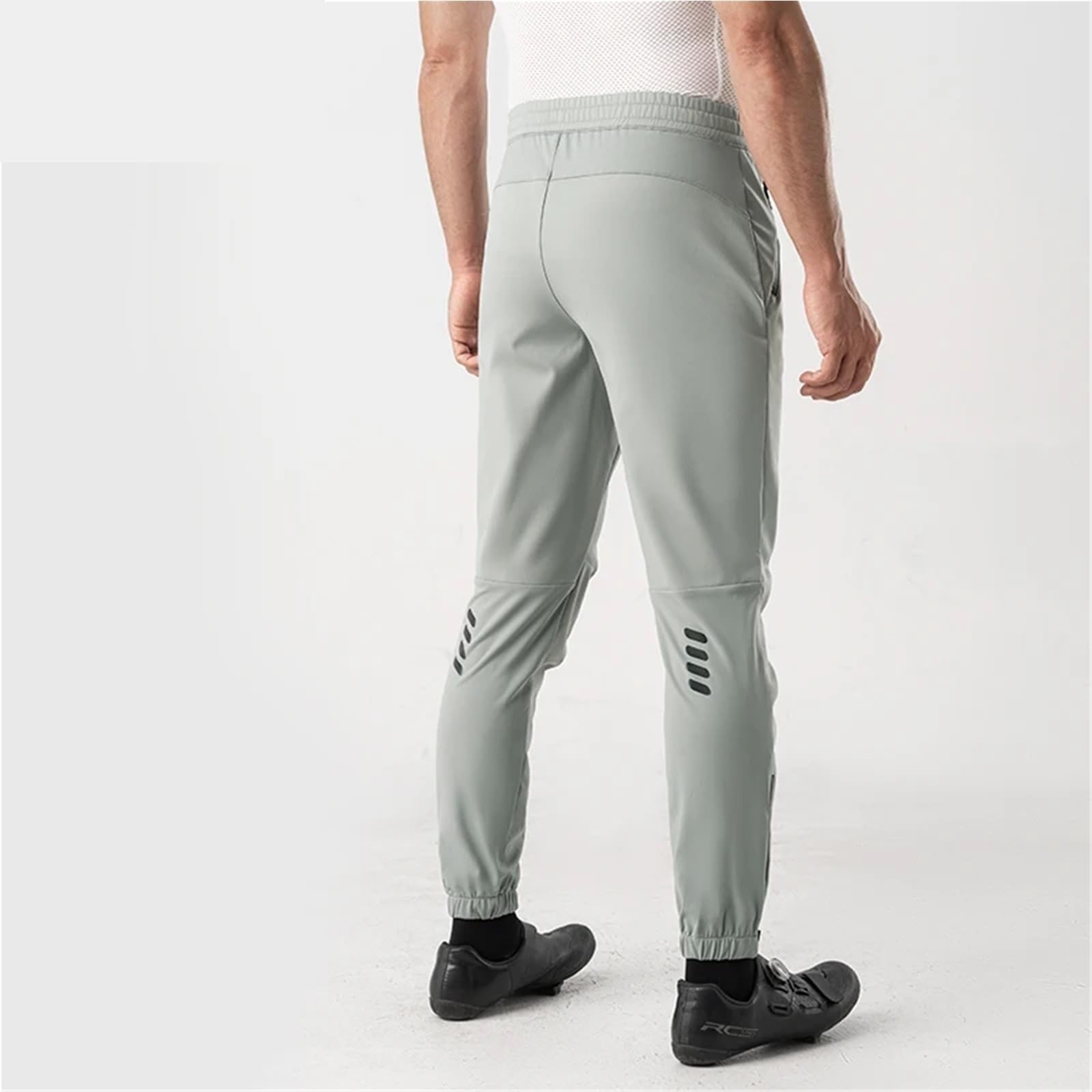 Pantaloni da Ciclismo, Autunno Inverno, Casual, Antivento, Foderati in Pile, Lunghi, Fitness, Calore All'aperto