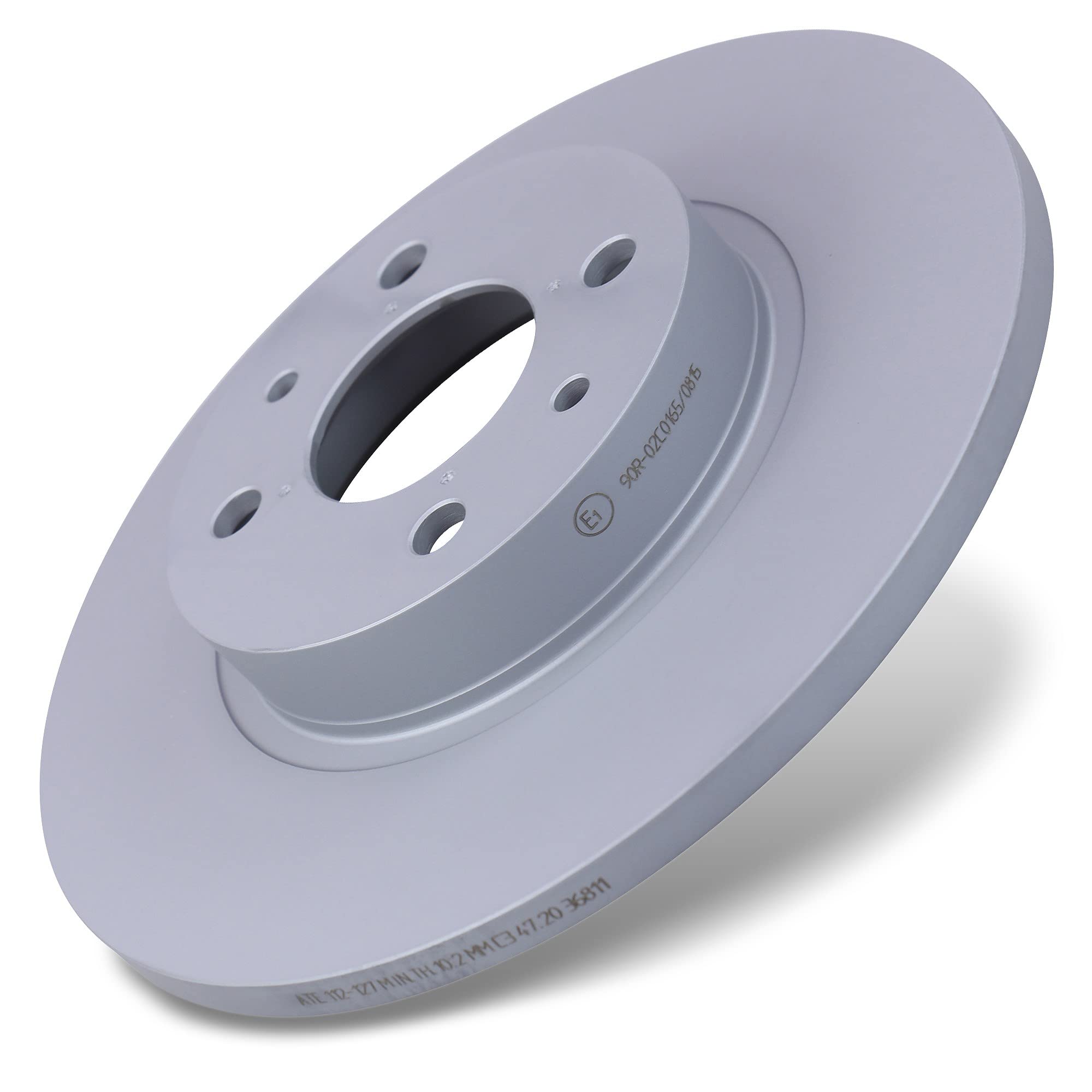 ATE Set freni asse anteriore incl. dischi freno anteriori ¯ 257 mm pieni e pastiglie freno anteriori + contatto di usura Compatibile con FIAT 500 (312_), 500 C (312_)
