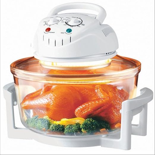 Genovinestar D11 - Forno alogeno ad aria calda, 12 litri, con quaderno di  ricette, 1300 W : Amazon.it: Casa e cucina