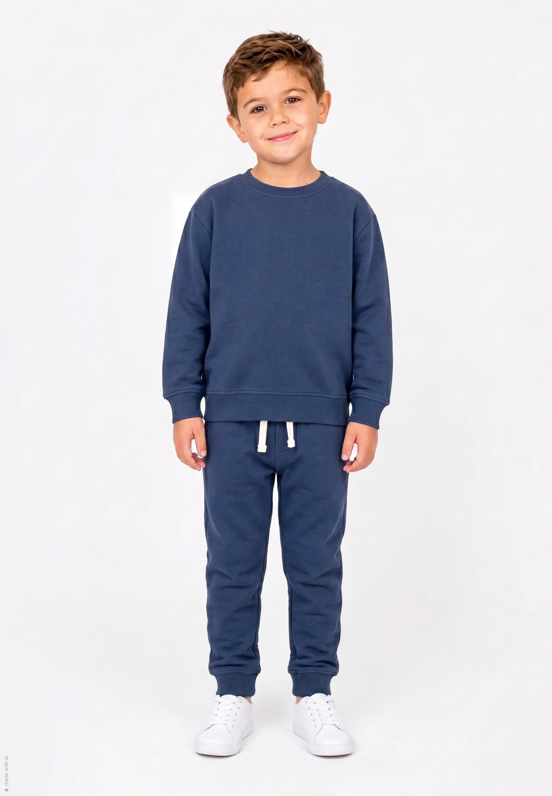 MINYMO Dziecięca bluza uniseks, New Navy (Insignia Blue), 134