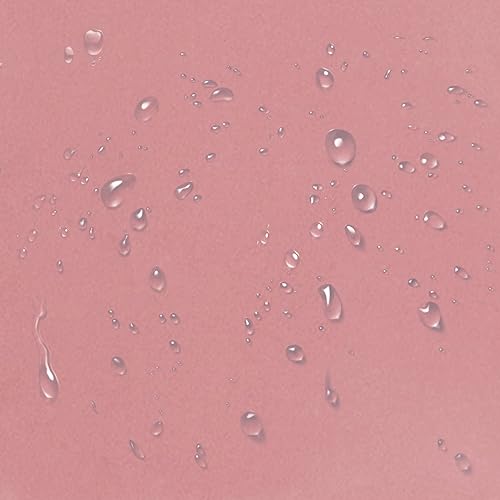 Miniatura 2 de SUPERO Mantel de elastano impermeable para mesa de 6 pies, mantel elástico universal ajustable para fiestas, banquetes, bodas y eventos, color rosa