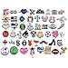 Produktbild rubyca Metall Floating Charms für Glas Living Memory Medaillon Großhandel von Gold Silber Farbe Viel Mix 10 DIY, 50PCS