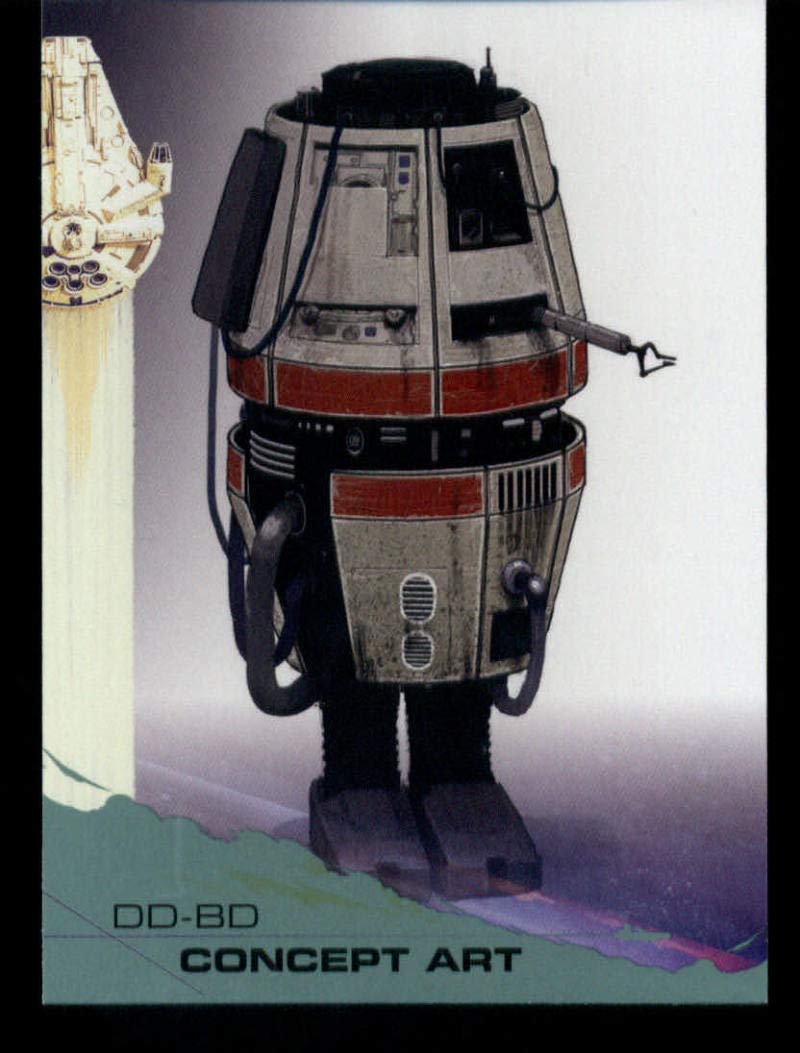 2018 Topps Solo A Star Wars Story Trading Card Silver #95 DD-BD Concept Art