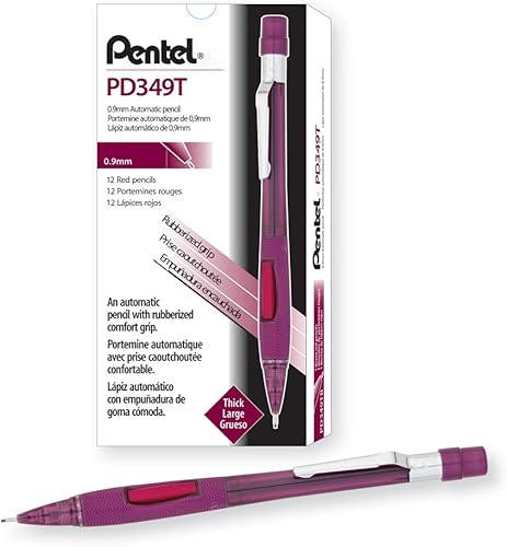 Miniatura 6 de Pentel Quicker lápiz para cliquear automático, 0.5mm de tamaño de grafito, Azul Barrel