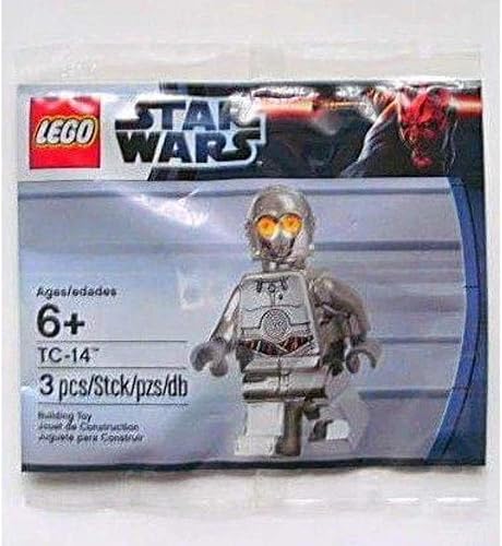 LEGO Star Wars 5000063 TC-14 Promo MiniFigure Plata Cromo Exclusive Limited
