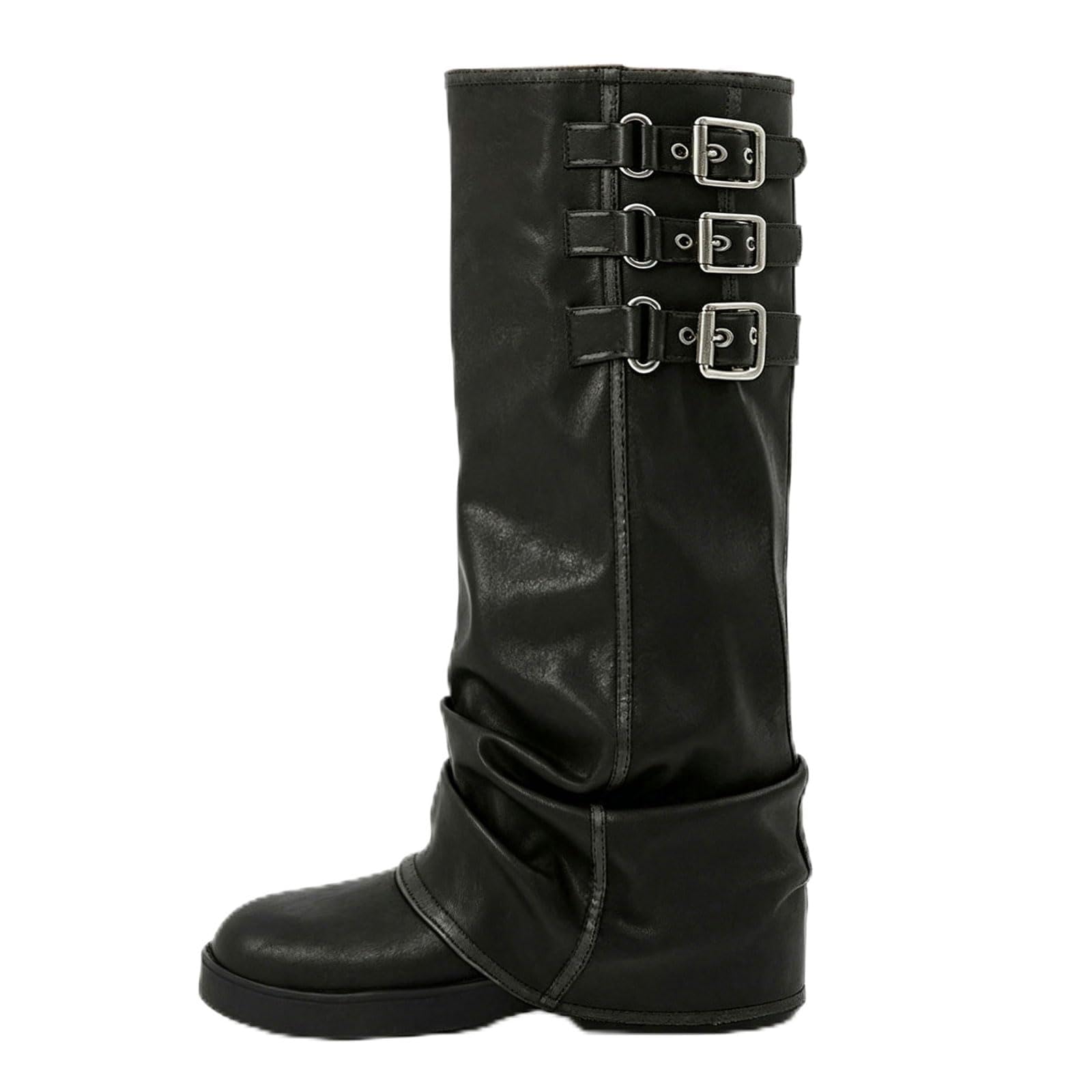 MAVMAX Slouchy Knee High Boots