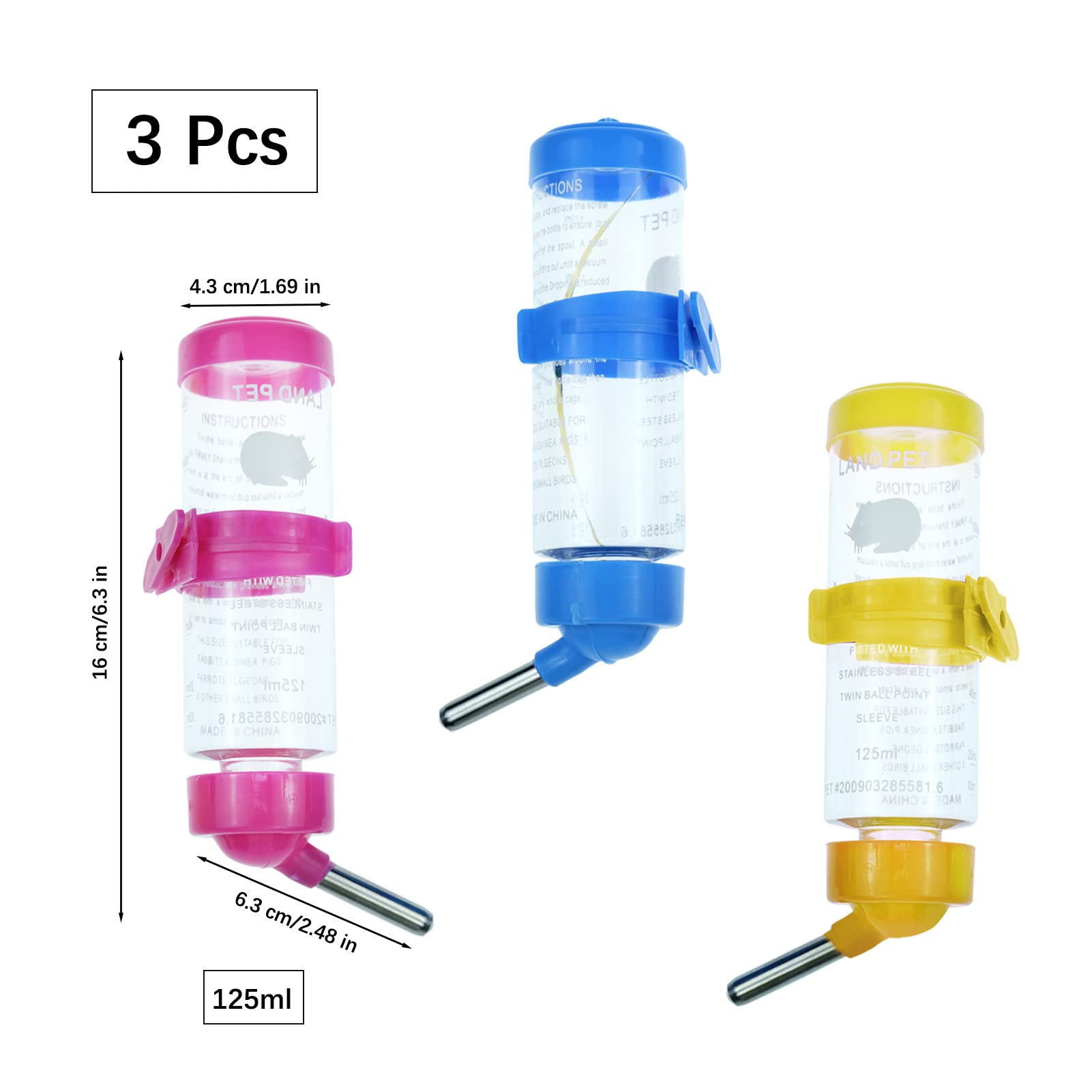Best Animal NODrip Water Bottles Drinker For Rabbits,
