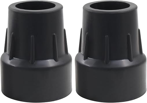 Bonsicoky Thickened Rubber Cane Tips 1 Inch