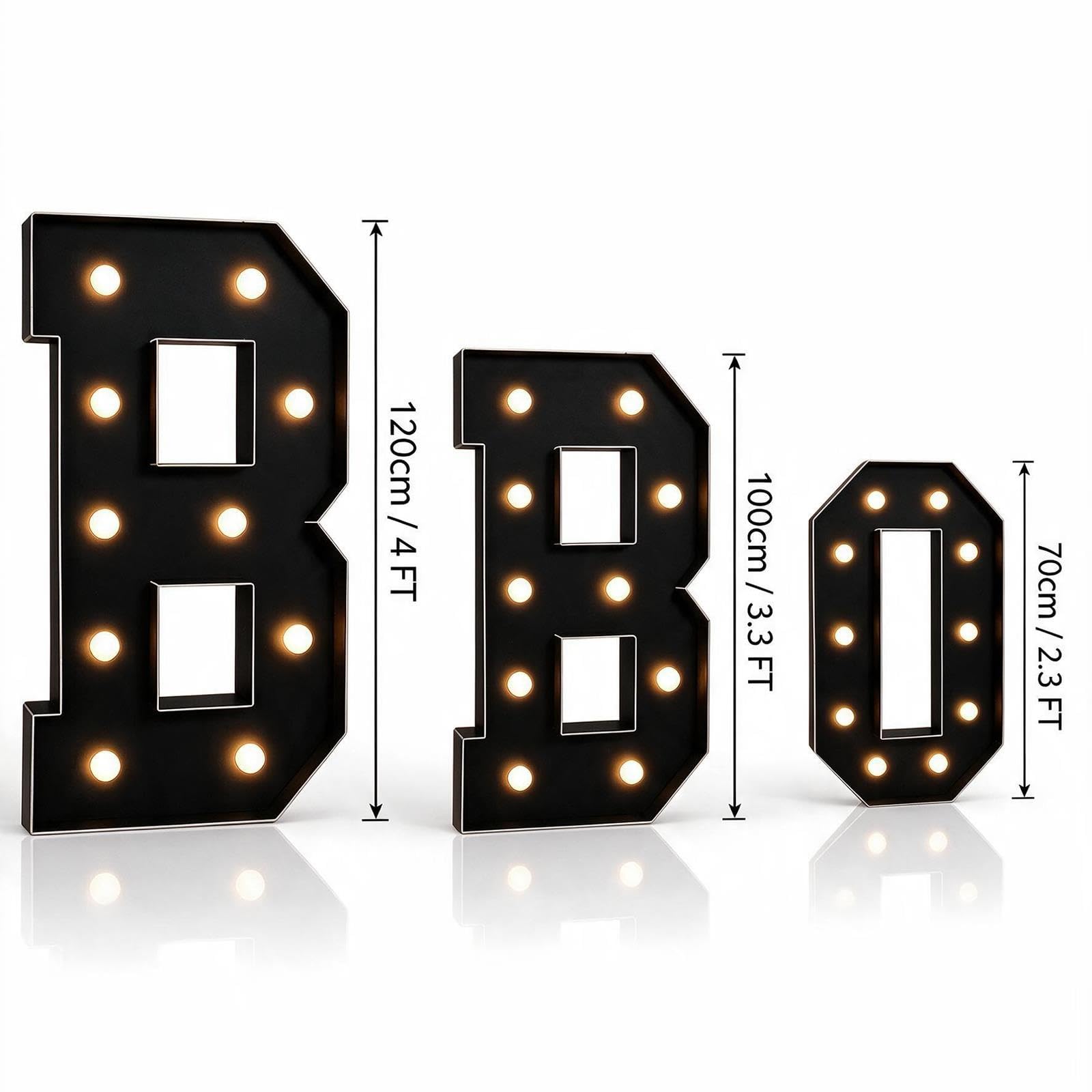 2,3/3,3/4FT BOO Znak Podwórkowy Namiot Literą, LED Halloween Outdoor Decora
