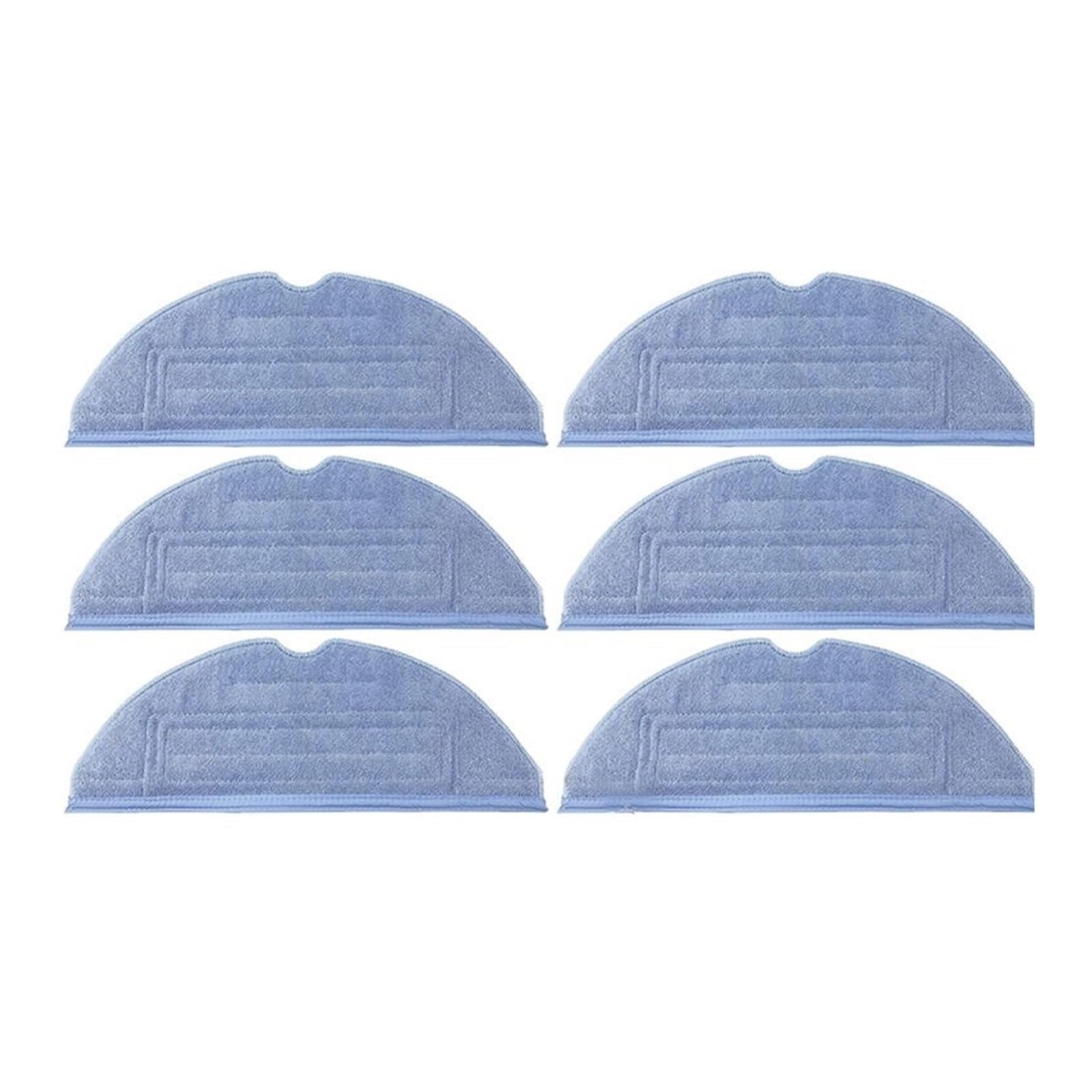 Paños de fregona lavables y reutilizables, accesorios for robot aspirador, piezas compatibles con Roborock S7, S7MaxV Ultra, S70, S75, S7Max, T7s, T8Plus y G10.(6pcs a)
