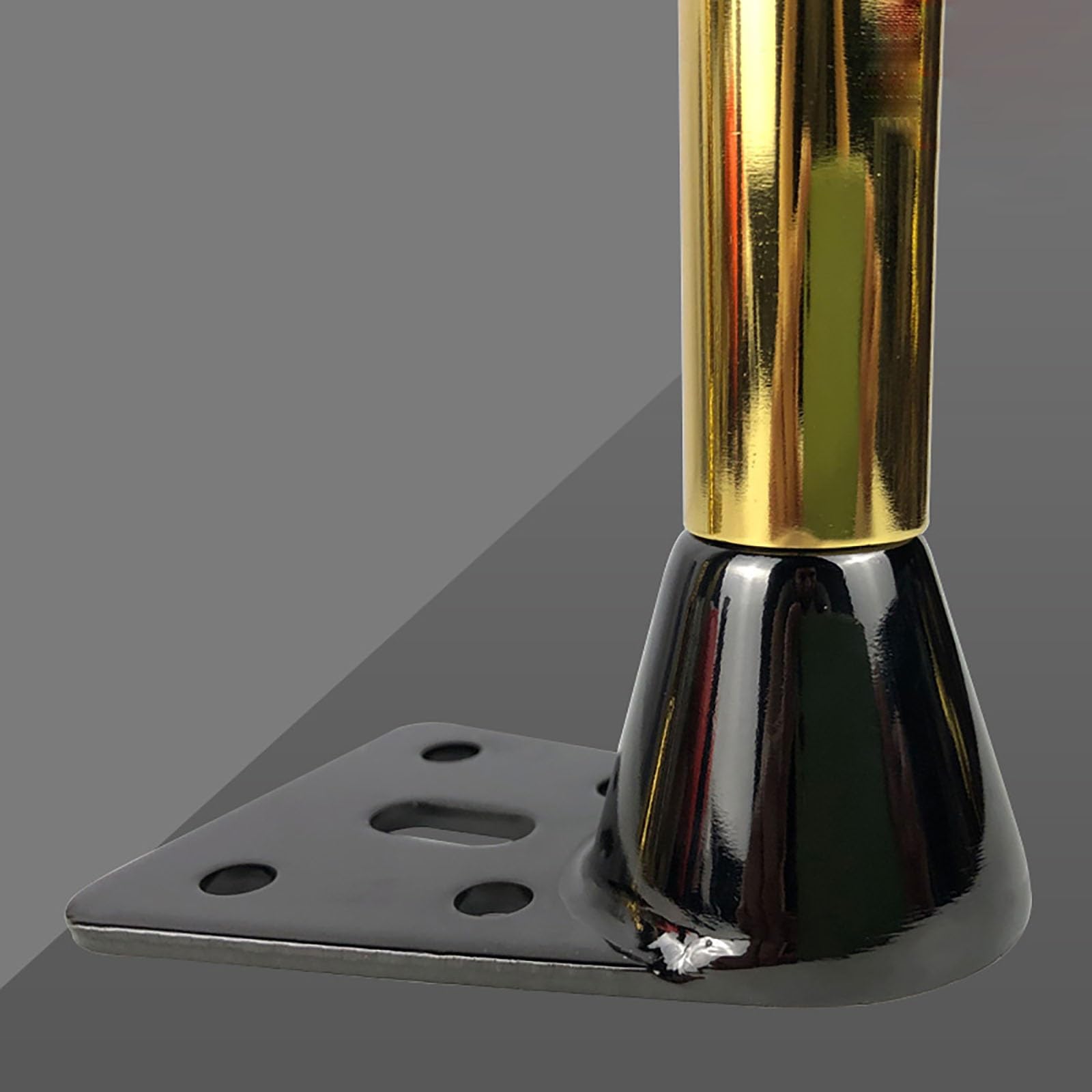 Piedi per Mobili In Metallo Piedini per Mobili Cilindriche per Comò In Stile Moderno Set di 4 Gambe per Mobili Gambe di Ricambio Fai da Te per Divano Divano Letto Tavolino da Caffè(Multi-colored,19cm/